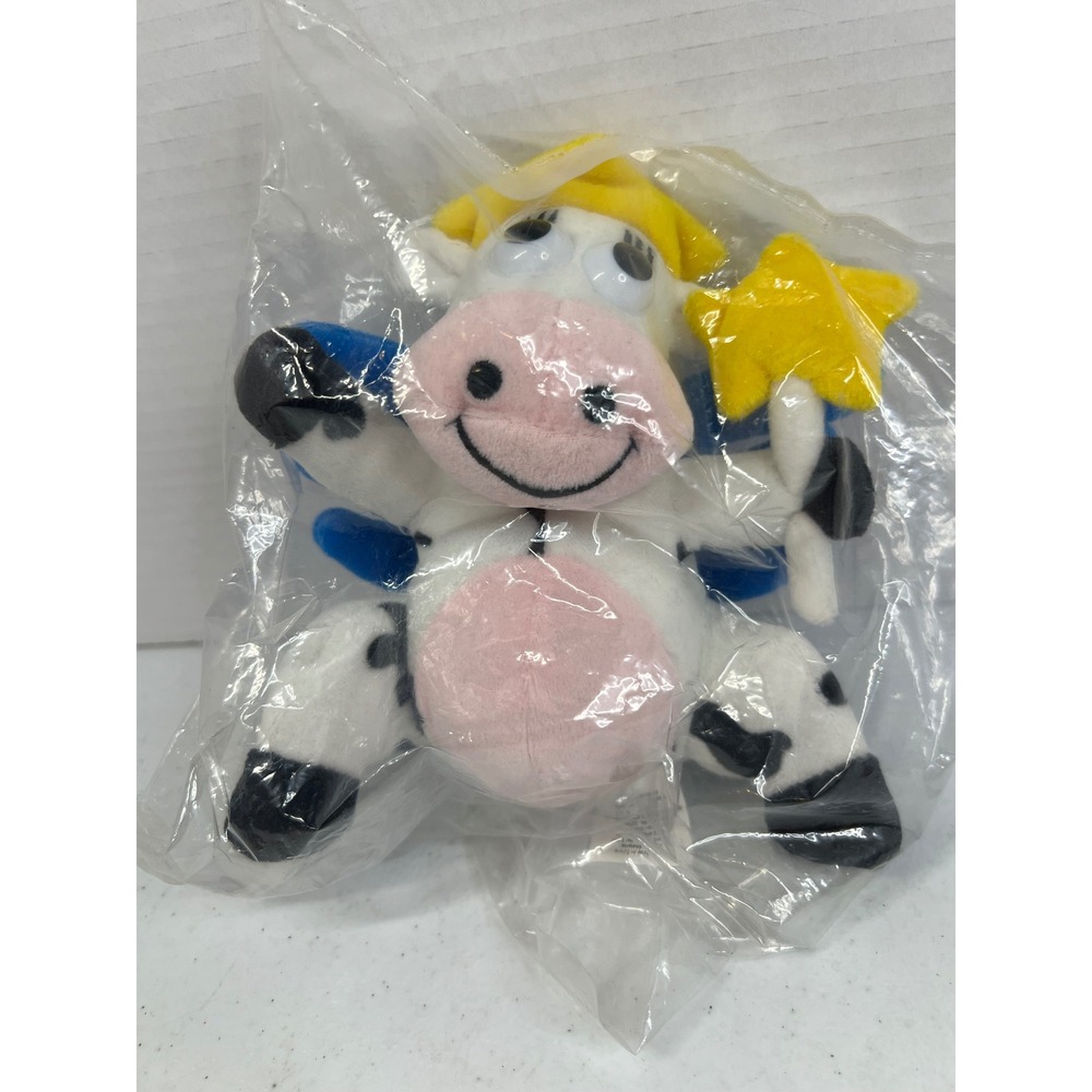 Vintage Kraft Singles Dairy Fairy Cow Plush Toy Promotional Advertising Sealed